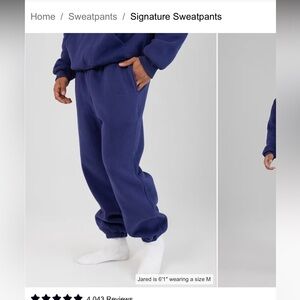 Comfrt Signature Sweatpants in Indigo